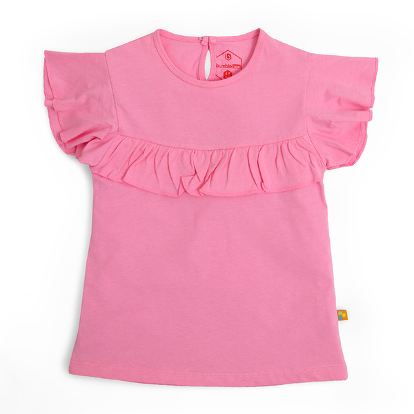 Pink Frill T Shirt