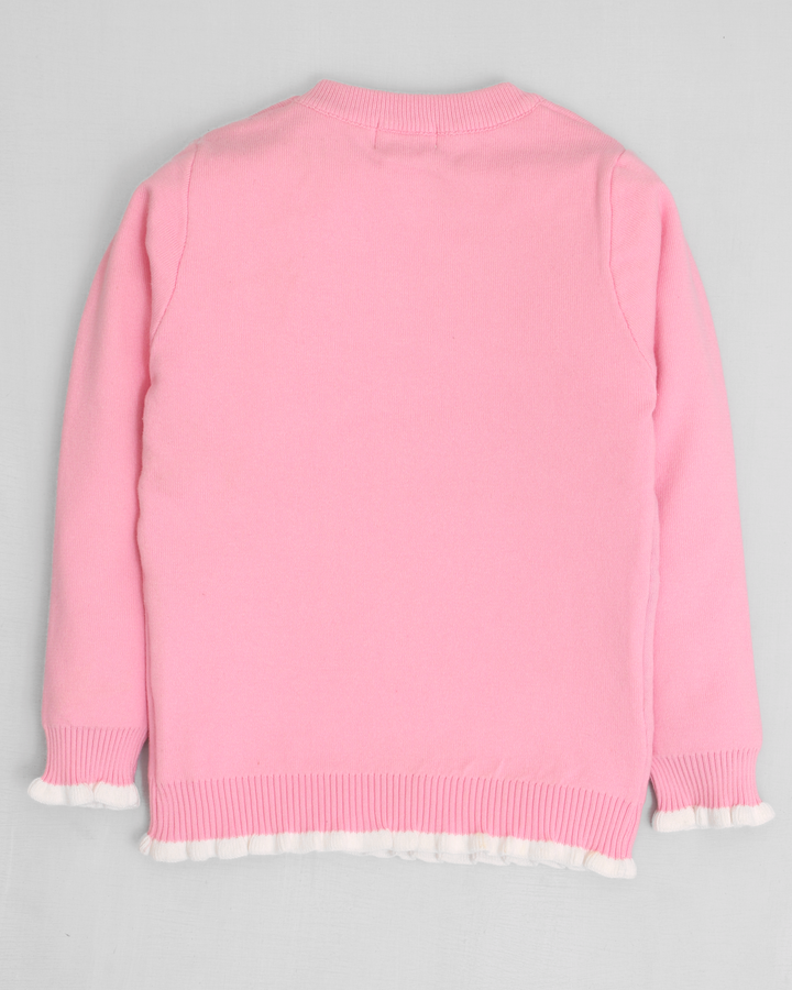 Pink Crew Neck Sweater