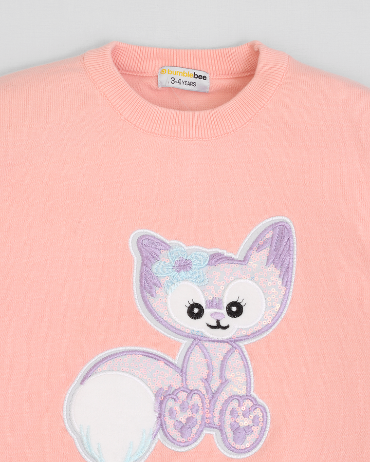 Cat Sequin Sweater