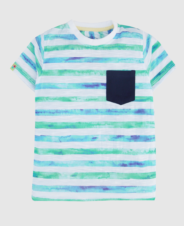 Sky Striped T Shirt
