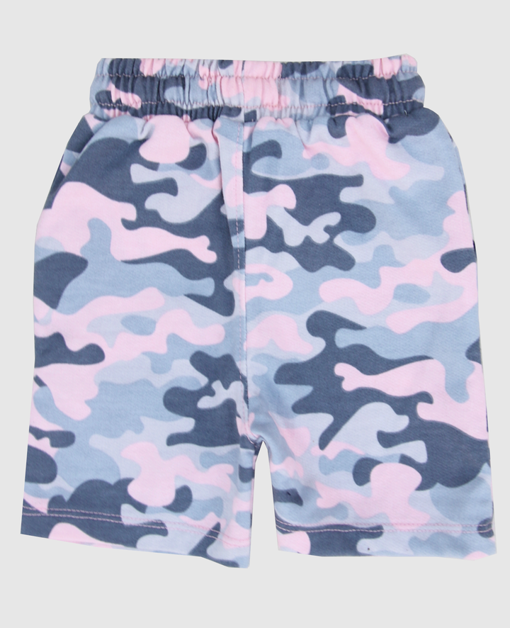 Pink Printed Shorts