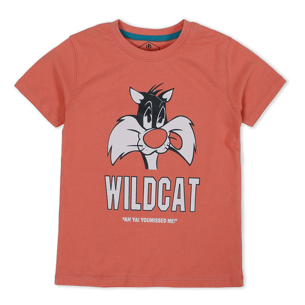 Wild Cat Graphic T Shirt