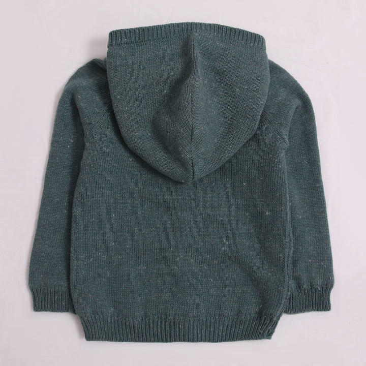 Green Hooded Sweater
