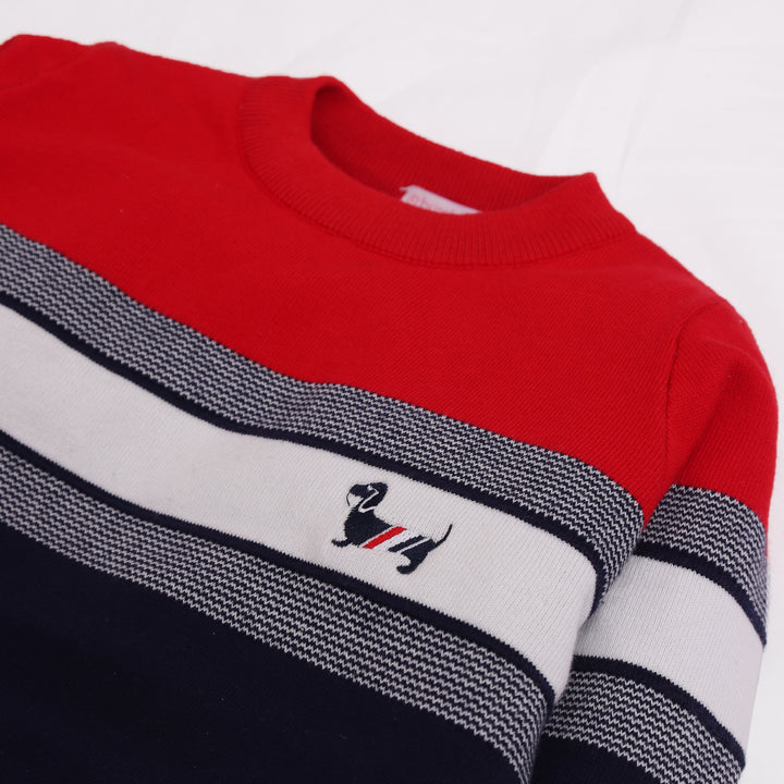 Red & Navy Sweater