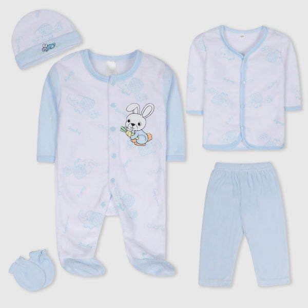 Blue 5PC Suit Set