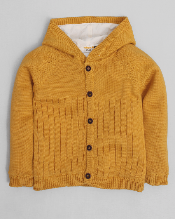 Mustard Hooded Sweater