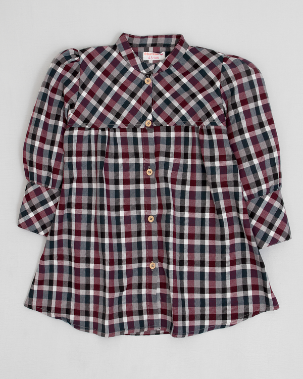 Flannel Check Top