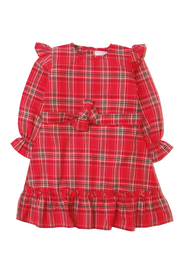 Red Flannel Check Top