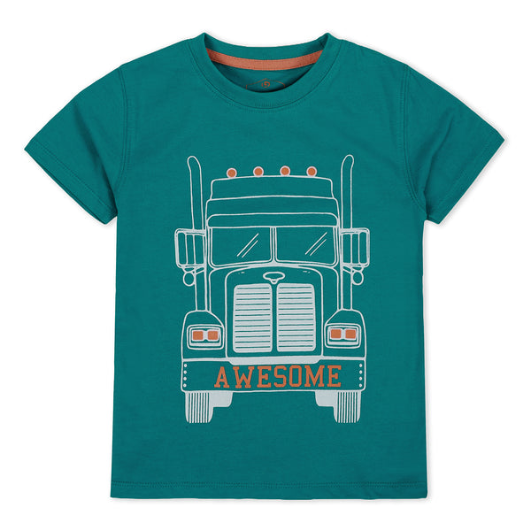Road Truck Graphic T Shirt