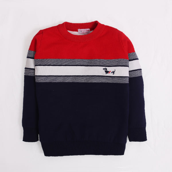 Red & Navy Sweater